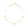 Pulsera de calavera MMB55 de plata esterlina S925 con cadena, elegante diseño de nicho, accesorios sencillos, nueva moda para mujer
