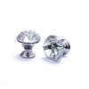 Manija de mueble de cristal al por mayor Manija de diamante de cristal blanco transparente artificial Manija de cajón de caja de joyería de vidrio Manija de gabinete