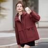 Invierno 2025 Nueva Moda Suelta con Capucha Forro Polar Acolchada Chaqueta Abrigo de Algodón Ropa Exterior con Capucha Chaqueta de Algodón