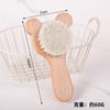 Pente Escova de Bebê Cuidados Escova de Cabeça Conjunto de Pentes de Bebê Pente de Bebê para Remover Caspa Pente Escova de Lã Infantil Escova de Banho