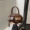 Bolso Baguette de Axila con Diseño Nicho Moderno Estilo Coreano para Mujer 2025 Otoño Nueva Llegada Bolso de Hombro Boston Bolso Bowling
