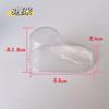 Molde de pé de plástico transparente de PVC para bebê, sapatos de lã, meias de bebê, modelo de ponto, fabricantes de atacado