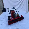 Exportado a Rusia: Quitanieves de arranque eléctrico, máquina barredora de nieve espiral doméstica de montar, máquina pequeña para soplar y limpiar nieve