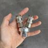 Junta pneumática de três vias estilo europeu inserção rápida e rápida de dente externo rosca interna 1/42 saída junta transfronteiriça