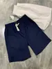 Importados de Japón, 30% lino + 70% algodón, secado rápido, transpirables, color liso, shorts casuales para hombre con cintura elástica y cordón