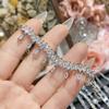 Joyería de camelia moda lujo ligero pulsera de alta calidad chapada en platino 18k diseño Galaxy pulsera brillante y reluciente