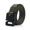 Cinto Funcional para Workwear com Fivela de Cobra 2,5cm Nylon Tecido Masculino Esportes ao Ar Livre Treinamento Militar Cinto Conveniente