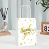 Gracias Bolsa de Regalo Estampado en Caliente Papel Sydney Acción de Gracias Bolsa de Papel de Regalo de Alta Gama Bolso de Mano de Papel Kraft