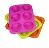 Molde para donas de 6 piezas directo de fábrica, herramientas para hornear en horno, herramientas Diy, molde de silicona para pasteles de seis piezas