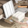 Caja de Almacenamiento Debajo de la Cama Caja de Plástico Transparente Caja de Almacenamiento con Ruedas Caja de Almacenamiento de Ropa Caja de Almacenamiento Debajo de la Cama del Sofá Caja Debajo de la Cama
