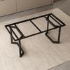 Soporte de pata de mesa de baldosas incorporado, pata de mesa de tablero de roca, soporte para mesa de comedor, pintura para hornear, mesa de té, base de metal, pie de mesa de mármol