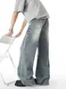 Estilo Americano 2026 Nuevos Jeans Rotos Sueltos Retro Adelgazantes Pierna Recta Largo Hasta el Suelo Pantalones Casuales Moda Masculina