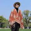 Capa de Viaje de Moda Chal de Viaje para Foto en el Desierto Bufanda Cálida Casual Transpirable Cape Exterior