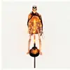 Luces de cadena de Halloween transfronterizas, luces de suelo de calavera, luces decorativas de ambiente para patio exterior y césped alimentadas por energía solar, esqueleto simulado