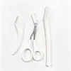 Conjunto Combinado de Aparador de Sobrancelhas LUCKGO Conveniente Ergonômico Lâmina de Sobrancelha Exquisito Doméstico Acessível Ferramentas de Beleza