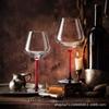 Cristalería con un Toque de Alta Gama: Copas Altas, Copas de Vino Burdeos para el Hogar, Copas de Champaña de Alta Estética, Copas de Vino