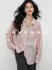 Camisa de Protección Solar Havegan/Tencel Lino para Mujer, Estilo Commuter, Nueva Colección Primavera 2026, Manga Larga, Diseño Holgado