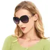 Nuevas gafas de sol para mujer, montura grande, cara fina, gafas Joker, anti-ultravioleta, para correr, puesto de gafas Jianghu, venta al por mayor, moda