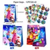 Nuevo Producto de Amazon Decoraciones para Fiesta de Cumpleaños Temática de Galaxy Mario y Super Mario Banderín Bandera Plato de Papel