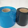 Tubo termorretráctil de PVC azul negro de 170 mm de ancho 108, película termorretráctil, funda aislante para batería