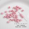 [Serie rosa] Joyería hecha a mano, cuentas sueltas, material de bricolaje, accesorios hechos a mano, cadena para teléfono móvil con cuentas, colgante de joyería