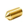 Juego de puntas de acero inoxidable 304 color oro imitación tornillos de máquina sin cabeza tornillos de fijación con hexágono interior de alambre superior color oro Tuhao