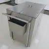 Carro Volteador de Acero Inoxidable 304 Carro de Transferencia de Materiales para Fábrica de Alimentos y Farmacéutica Taller Limpio Libre de Polvo Cubeta Camión Cisterna