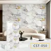 Tablero de aluminio-plástico autoadhesivo pegatinas de pared habitación en blanco pared de cemento papel tapiz especial sin formaldehído adhesivo fuerte pegatinas de pared imitación mármol