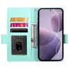 Adequado para capa de couro de luxo OPPORENO15F, capa flip antiderrapante para celular, capa de celular anti-queda com suporte OPPOA6X