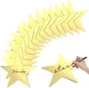 Adereços de foto transfronteiriços estrela dourada de cinco pontas parede da sala de aula layout de festa papelão de assinatura estrela de cinco pontas recorte de papel