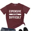 Caro y Difícil Amazon AliExpress Comercio Exterior Top para Mujer Camiseta Transfronterizo Holgado Mujer
