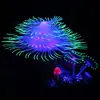 Adornos de Silicona para Paisajismo de Acuario, Árbol de Navidad Pequeño, Base de Resina de Coral, Plantas Verdes tipo Bonsái, Montaña Artificial, Tanque de Peces