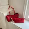 Bolso de Mano Tejido Hueco para Mujer 2026 Nuevo Otoño Gran Capacidad Lujo Ligero Nicho Moda Casual Bolso de Hombro