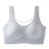 Ropa interior de talla grande de modal, absorbente de sudor, transpirable, desodorante, con copa fina, para prevenir la flacidez y hacer que los pechos grandes parezcan más pequeños