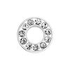 10mm Aleación de Cromo Diamante Capital Letra Inglesa Joyería Hecho a Mano DIY Garra de Gato Corazón Accesorios para Collar de Mascota