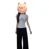 Camiseta Gris Claro de Manga Corta para Mujer con Diseño de Lazo Estampado, Camiseta de Manga Corta Texturizada para Mujer, Nueva Tendencia Verano 2026 Top Ajustado