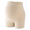 Ropa interior de maternidad de tiro alto para mujeres embarazadas, bóxers de soporte abdominal, pantalones de seguridad ligeros y transpirables para maternidad, ropa de embarazo dos en uno