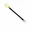 Chaveiro Anti-Perda para Caminhada e Acampamento ao Ar Livre, Corda Anti-Perda para Pesca, Corda de Mola com Mosquetão Retrátil para Linha Telefônica