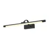 Lámpara de pared LED moderna minimalista para espejo frontal, luz de baño, luz para armario de espejo de tocador, luz para espejo de maquillaje, aplique de pared para iluminación de cuadros, lámpara colgante de hierro para cuadros
