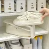 Zapatero Retráctil para Uso Doméstico, Zapatero con Compartimentos por Niveles, Organizador de Zapatos con Cesta Colgante, Estante de Almacenamiento para Organizar Zapatos, Zapatero Ahorrador de Espacio