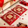 Cojín de Rodillas para Boda Cojín para Asiento de Celebración de Boda Cojín Rojo para Cambio de Vestido de Novia Artículos para Ceremonia de Té Set de Ceremonia de Té