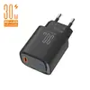 Lâmpada Redonda Única Pd20W Carregamento Rápido Cabeça de Carregamento 5V2A Adequado para Carregador de Celular Apple Android Adaptador de Energia