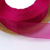 Fita de fio de neve colorida 2,5cm fita de fio de chiffon fita transparente fita para embalagem de caixa de presente material diy