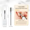 Cabezal de Diamante para Pulir Bordes de Uñas Herramienta de Bolsillo para Remover Uñas Set de Herramientas y Materiales Desgastables para Uñas