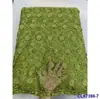 Tela de Malla con Encaje Bordado 3D y Lentejuelas para Vestido Europeo y Americano Tela de Encaje con Lentejuelas de Novia