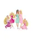 Decoração Original Festa Temática Barbie Feliz Aniversário Bandeira Rosa Balão Enfeite de Bolo Conjunto Pendente