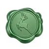 Adesivo de carimbo de cera de vedação verde pinho Série de Natal adesivo de selo para decoração de envelope convite garrafa de vinho presente