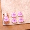 Mini Accesorios de Arte para Uñas de Dibujos Animados Sanrio Lindos Estéreo Kuromi Gato Kt Accesorios para Uñas Pequeños Materiales para Manualidades