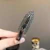 Pinza de Pato con Perlas y Pedrería para Mujer, Pinza para Fijar Flequillos Laterales y Cabello Suelto, Elegante y Suave Accesorio para el Cabello para Fiestas y el Uso Diario