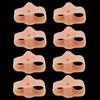 Corrector Separador de Dedos de Doble Orificio Superpuesto Antidesgaste Separador de Dedos Auxiliar Hallux Valgus Ortopedia para Huesos del Pie